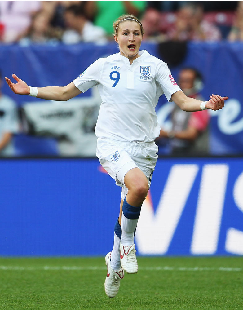 Ellen White celebrates v Japan